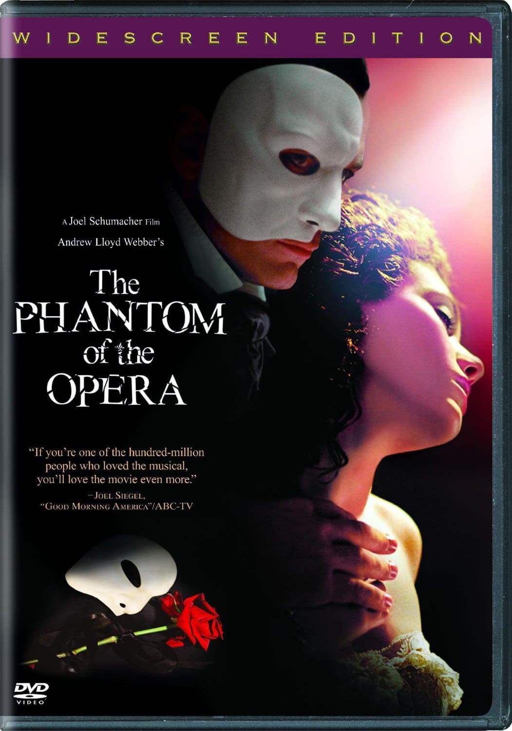 The Phantom of the Opera DVD Cover