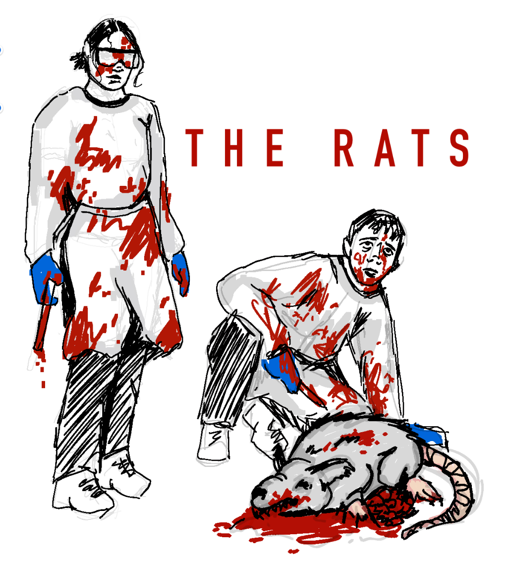 Dennis and Trinity as final girls