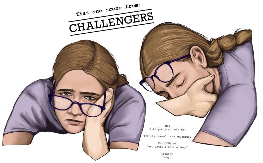 Mel King in that one scene from Challengers