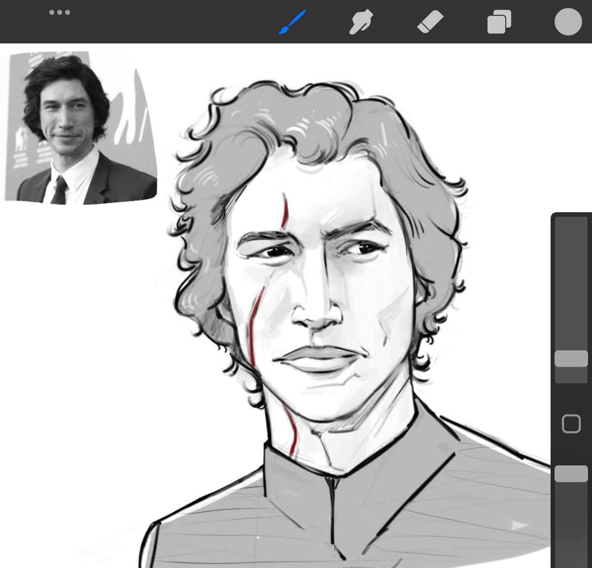 Random Kylo Sketchy Thing