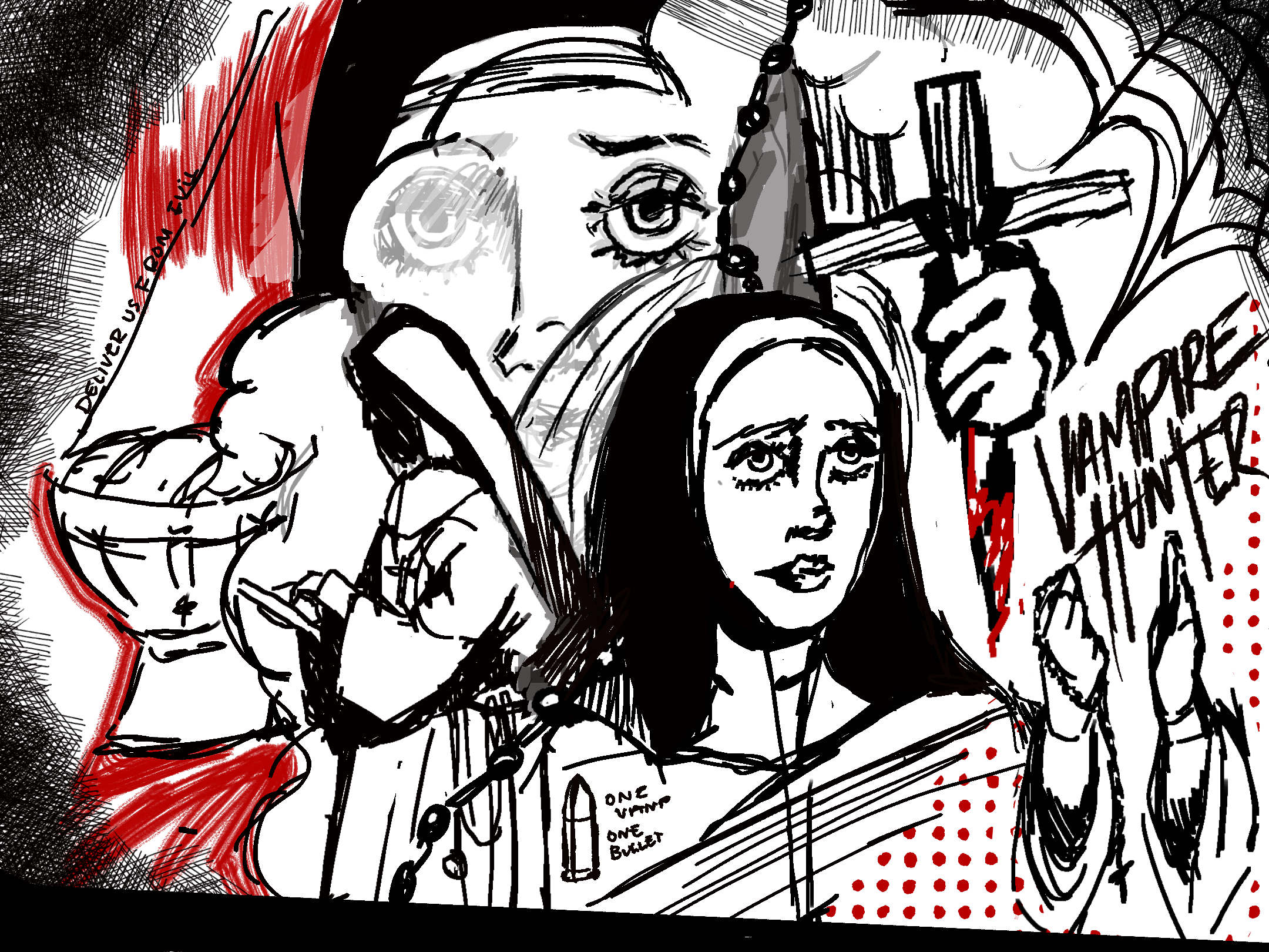 Nun Vampire Hunter OC