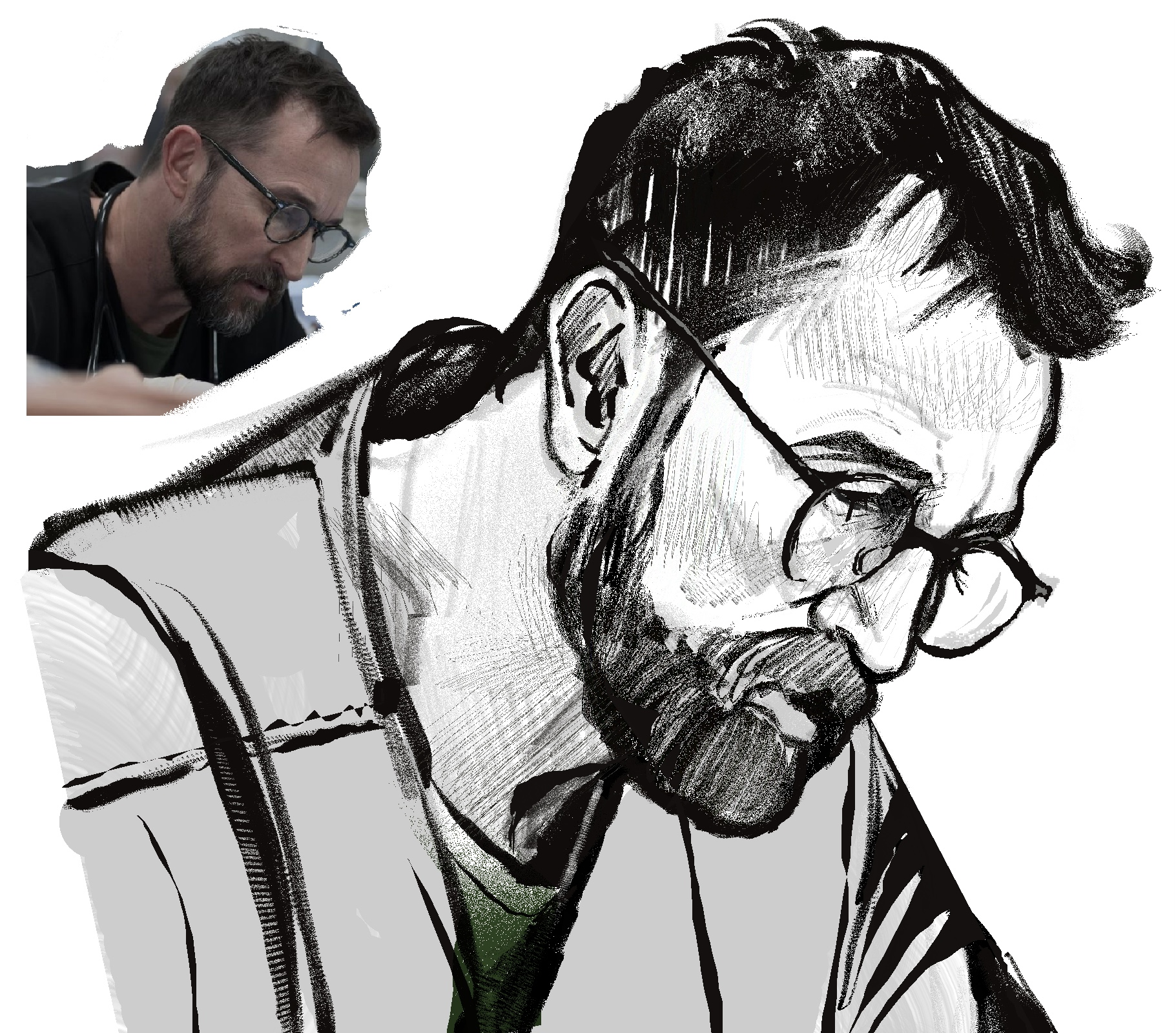 Robportrait in Heavy Paint
