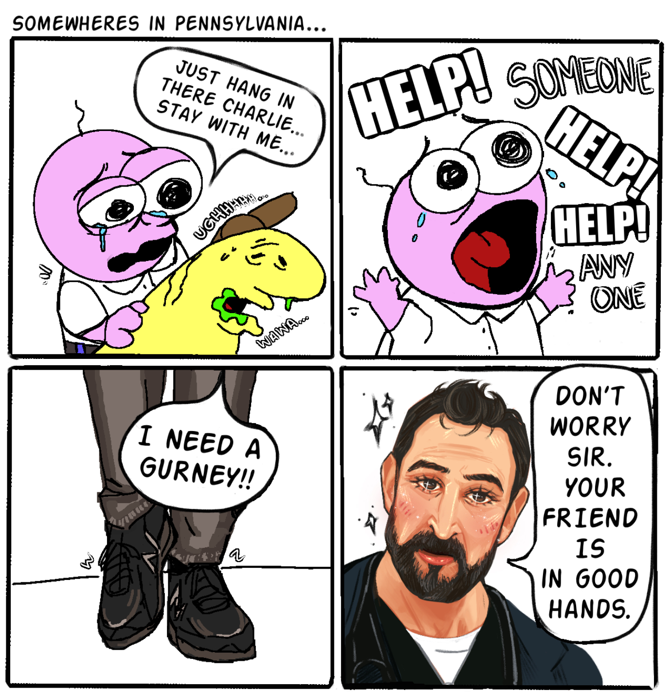 Smiling Friend x The Pitt